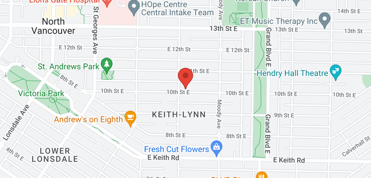map of 408 175 E 10TH STREET